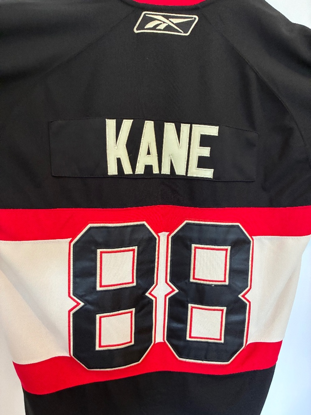 Chicago Blackhawks Patrick Kane #88 Jersey CCM Reebok NHL Size 48 (L) Black Stan
